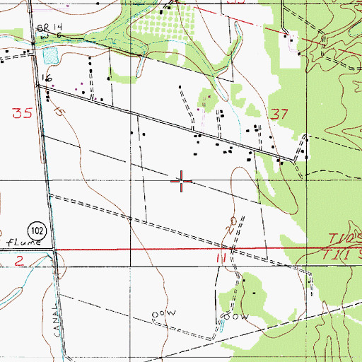 Topographic Map of East Lake Arthur Gas Field, LA