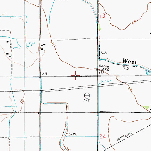Topographic Map of Lacassine Gas Field, LA
