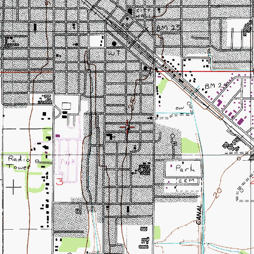 Topographic Map of Our Lady of Perpetual Help Church, LA