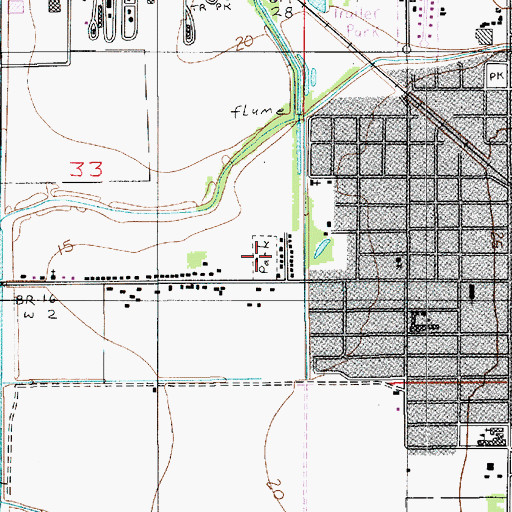 Topographic Map of West End Park, LA