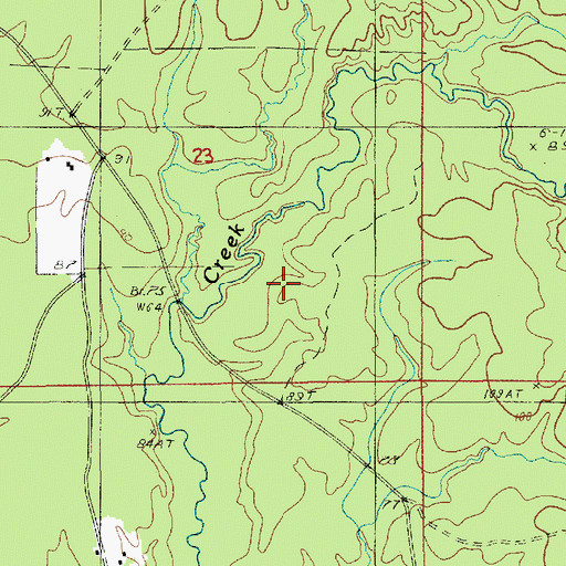 Topographic Map of Gray School (historical), LA
