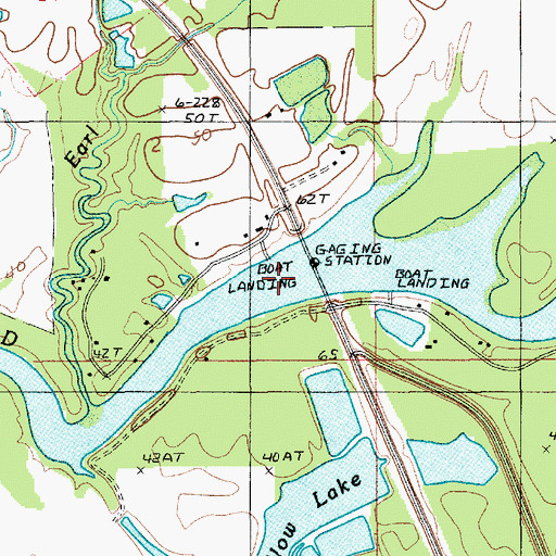 Topographic Map of Rhineharts Ferry (historical), LA
