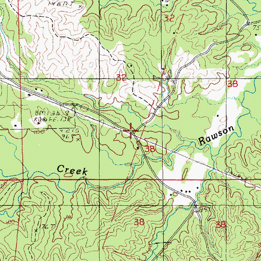 Topographic Map of Prichard, LA
