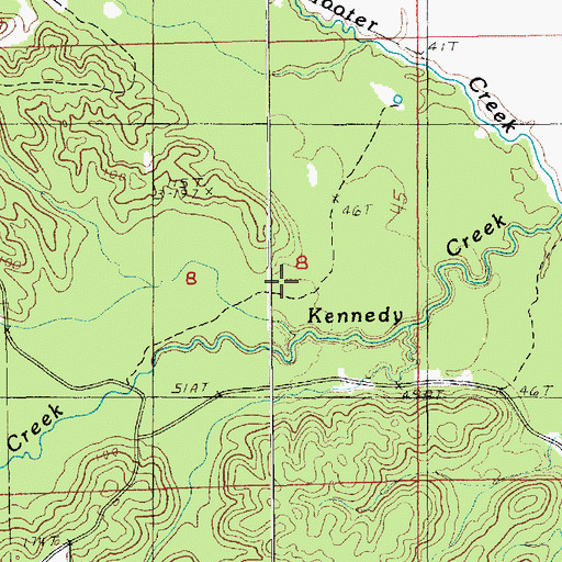 Topographic Map of Prichard Oil Field, LA