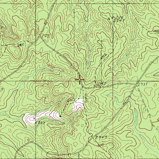 Topographic Map of Clyde School (historical), LA