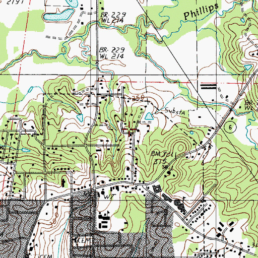 Topographic Map of Cobbs Addition, LA