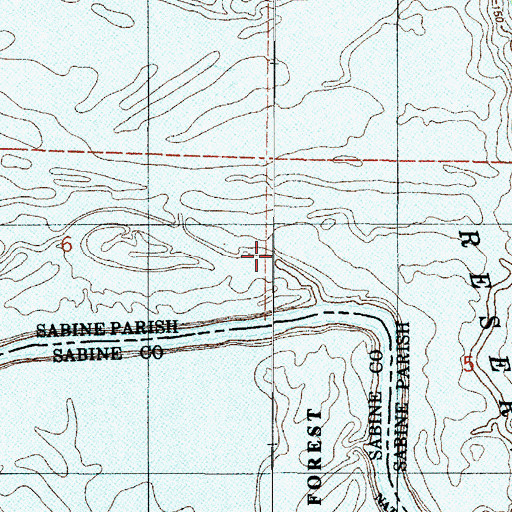 Topographic Map of Green Lake (historical), LA