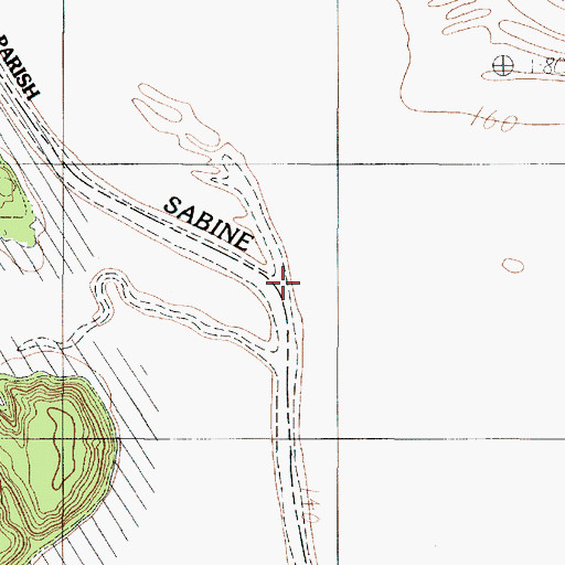 Topographic Map of Haley Ferry (historical), LA