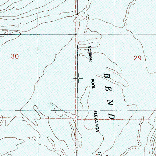 Topographic Map of Pine Flat School (historical), LA