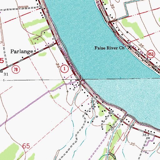 Topographic Map of Austerlitz Plantation, LA