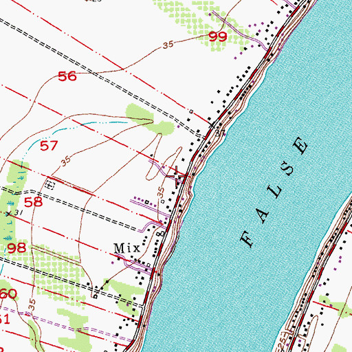Topographic Map of Bonnie Glen Plantation, LA