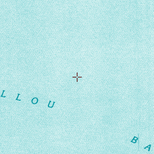 Topographic Map of Caillou Bay, LA