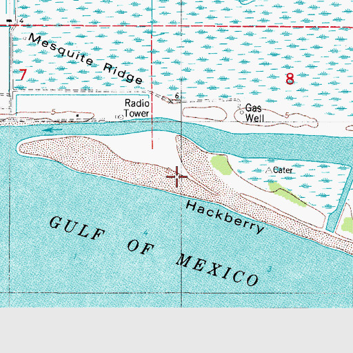 Topographic Map of Oak Grove, LA