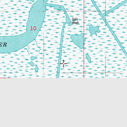 Topographic Map of Oak Grove Ridge, LA