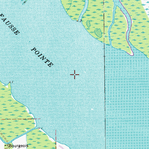 Topographic Map of North Loisel Gas Field, LA