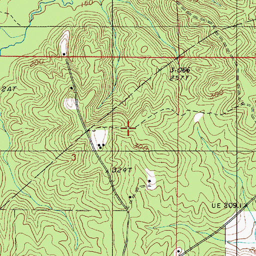 Topographic Map of Blooming Hill School (historical), LA