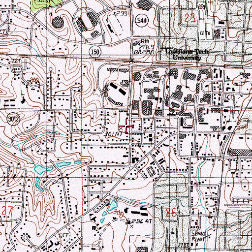 Topographic Map of Episcopal Church of the Redeemer, LA