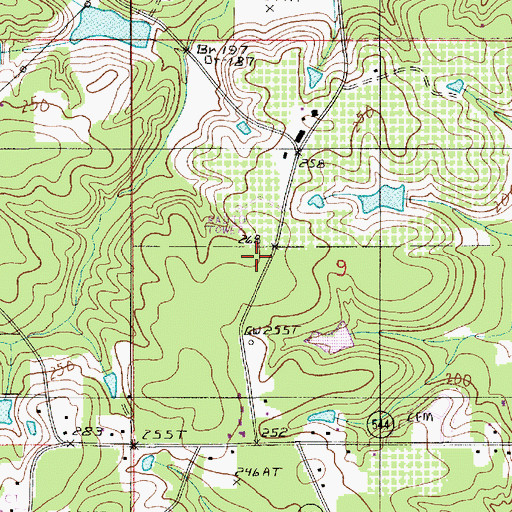 Topographic Map of Lathen School (historical), LA