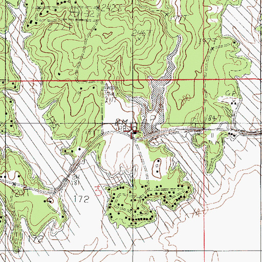 Topographic Map of Aimwell Church, LA