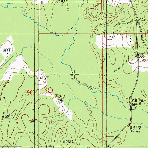Topographic Map of Big Branch, LA