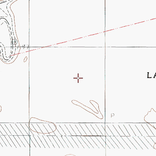 Topographic Map of Boggy Lake, LA