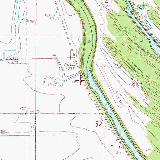 Topographic Map of Shady Grove Church, AR
