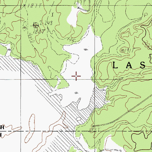 Topographic Map of Bull Bayou, LA