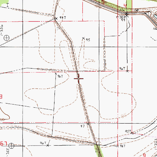 Topographic Map of Clear Lake, LA