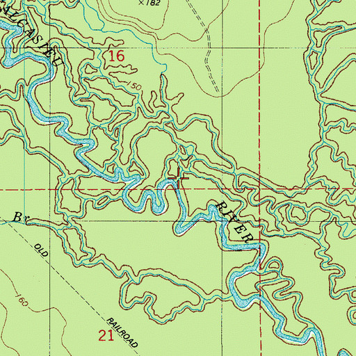 Topographic Map of Cypress Bayou, LA