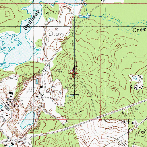 Topographic Map of New Jerusalem Church, LA