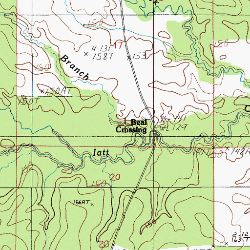 Topographic Map of Ninth Ward School (historical), LA