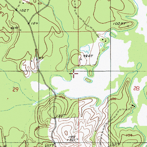 Topographic Map of Parasol Bayou, LA