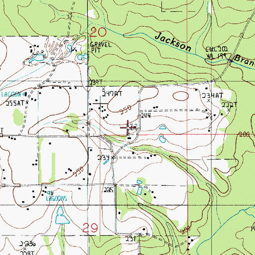 Topographic Map of Providence Church, LA