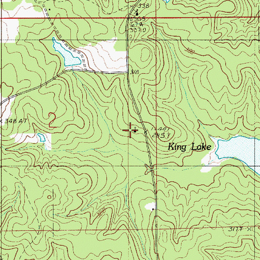 Topographic Map of Rising Star School, LA