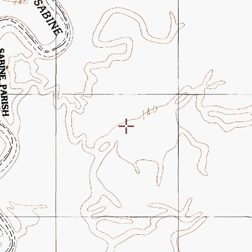 Topographic Map of San Patricio Lake, LA