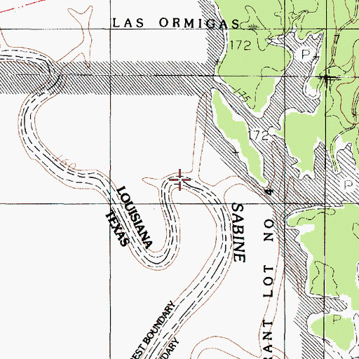 Topographic Map of Turkey Creek, LA
