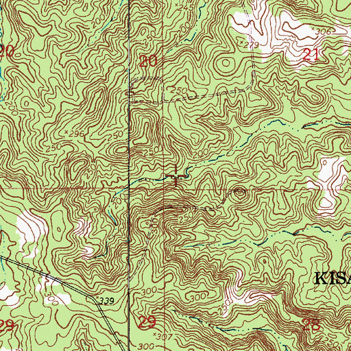 Topographic Map of Longleaf Trail Vista Picnic Area, LA