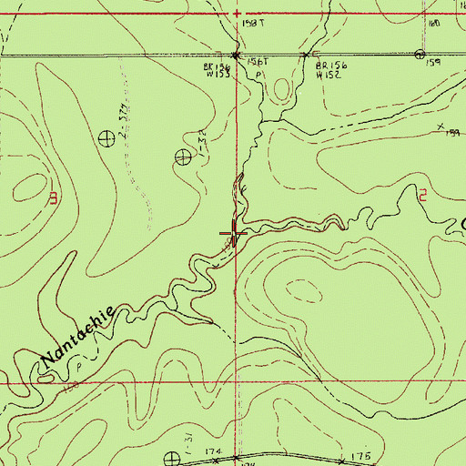Topographic Map of Mayhaw Creek, LA