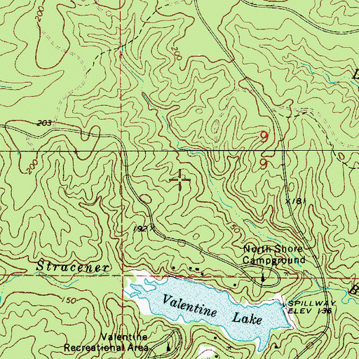 Topographic Map of Lake Nature Trail, LA