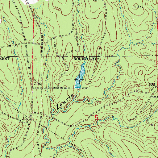 Topographic Map of Pry Lake, LA