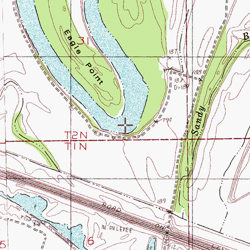 Topographic Map of Short Bend, AR