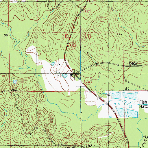Topographic Map of Anabel, LA