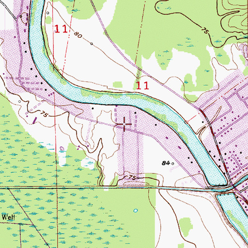 Topographic Map of Leisure Village, LA