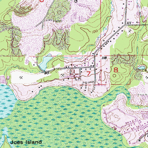 Topographic Map of Westwood, LA