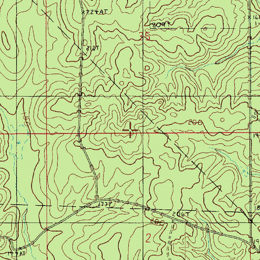 Topographic Map of Union Wildlife Management Area, LA