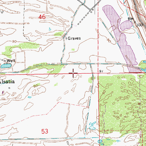 Topographic Map of Stamboul (historical), LA