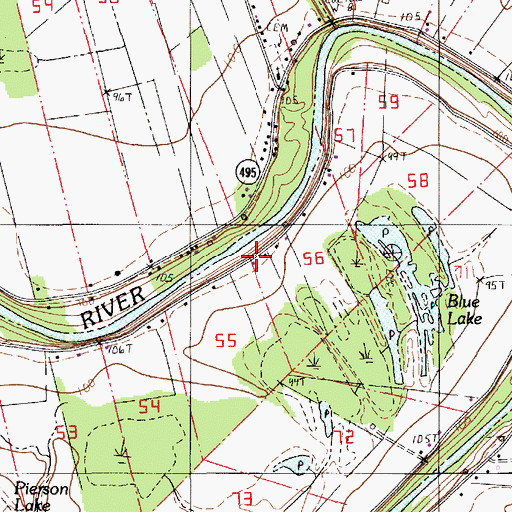 Topographic Map of Palion Talion School (historical), LA