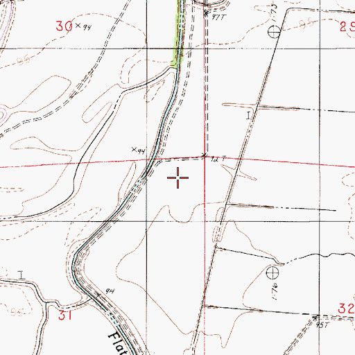 Topographic Map of Round Lake (historical), LA