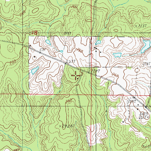 Topographic Map of Union Grove School (historical), LA