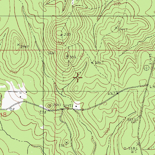 Topographic Map of Hickoryville Grove Church (historical), LA